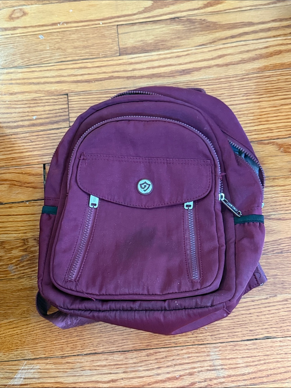 Maroon Men's Everyday Backpack - Versatile Travel Bag